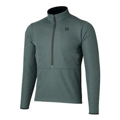 Men's Drought Sensor Zip Neck,FOREST, small image number 0