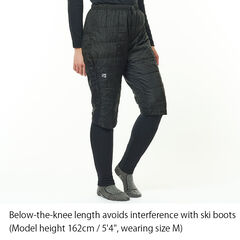 Women's Polygon UL Knee Pants,BLACK, small image number 2