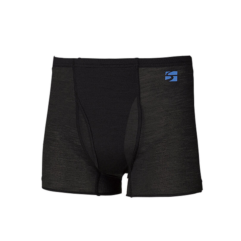 Merino Spin Light Boxer Shorts BK L,BLACK, medium image number 0