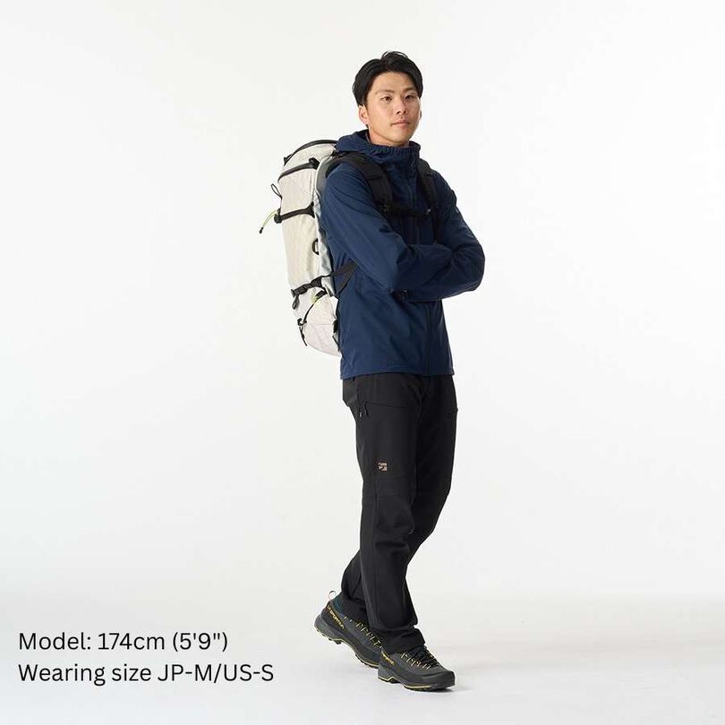 Men's Flow Wrap Hoodie,DEEP NAVY, medium image number 14