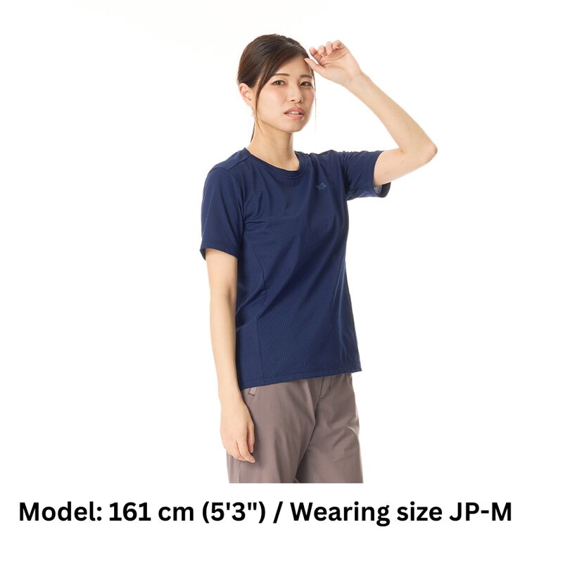 Women's Drought Quad Short Sleeve,NAVY, medium image number 6