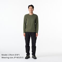 Men's Drought Largo Long Sleeve,CHARCOAL HEATHER, small image number 9