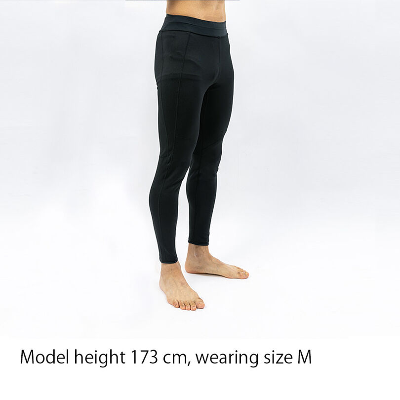Men's Floodrush Tights,BLACK, medium image number 1