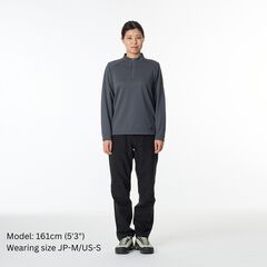 Women's Drought Largo Zip Neck,GREEN HEATHER, small image number 5