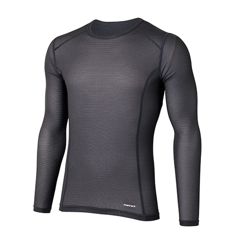 Elemental Layer Warm Long Sleeve Crew GP L,GRAPHITE, medium image number 0