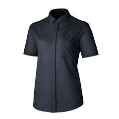 Women's Ramie Spin Knit Shirt Short Sleeve,DARK INDIGO, small image number 0