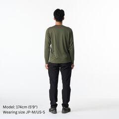 Men's Drought Largo Long Sleeve,CHARCOAL HEATHER, small image number 12