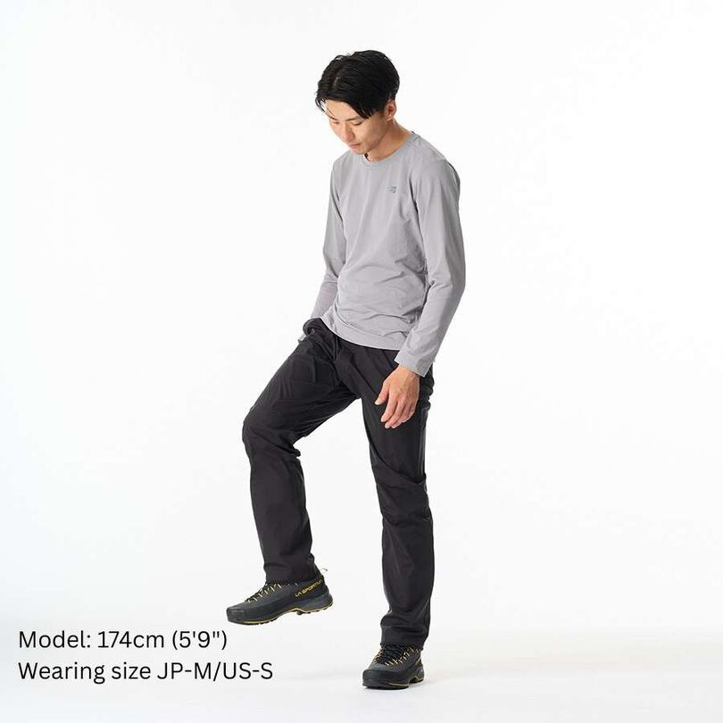 Men's Flow Wrap Pants,BLACK, medium image number 6