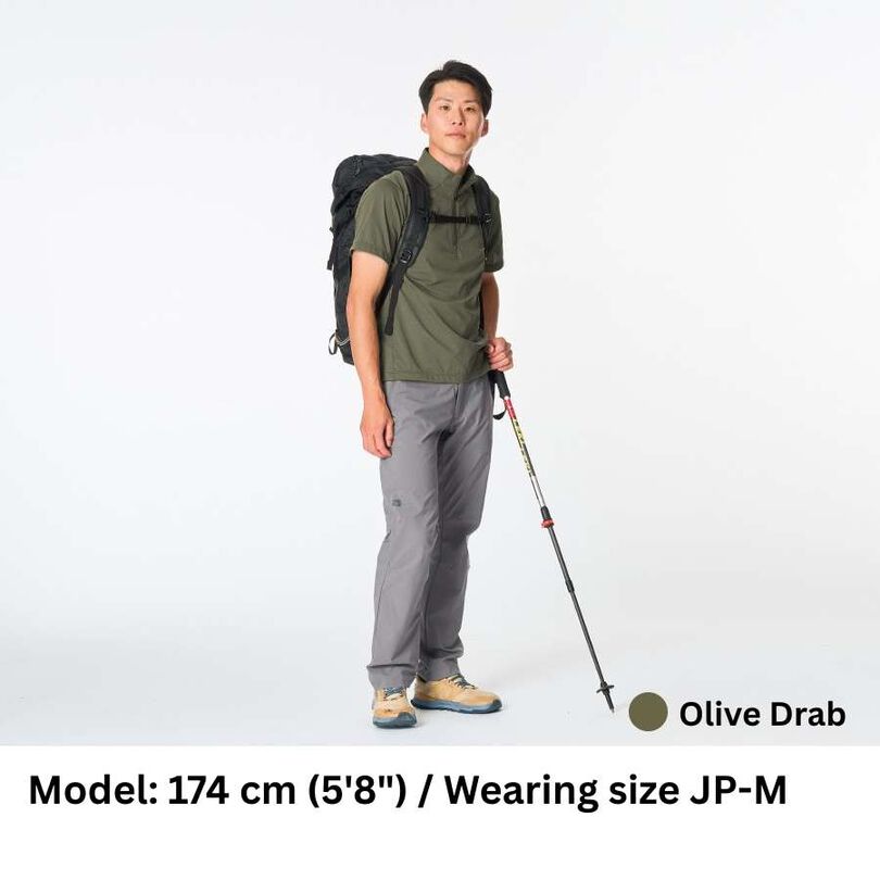 Men's Drought Quad Zip T Short Sleeve,OLIVE DRAB, medium