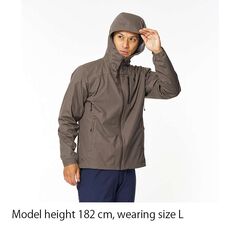 Flow Wrap Hooded Jacket BLCK M,BLACK, small image number 16