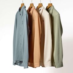 Men's Ramie Spin Knit Shirt,IVORY, small image number 7