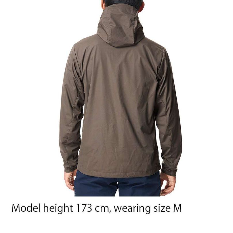 Flow Wrap Hooded Jacket BLCK M,BLACK, medium image number 14