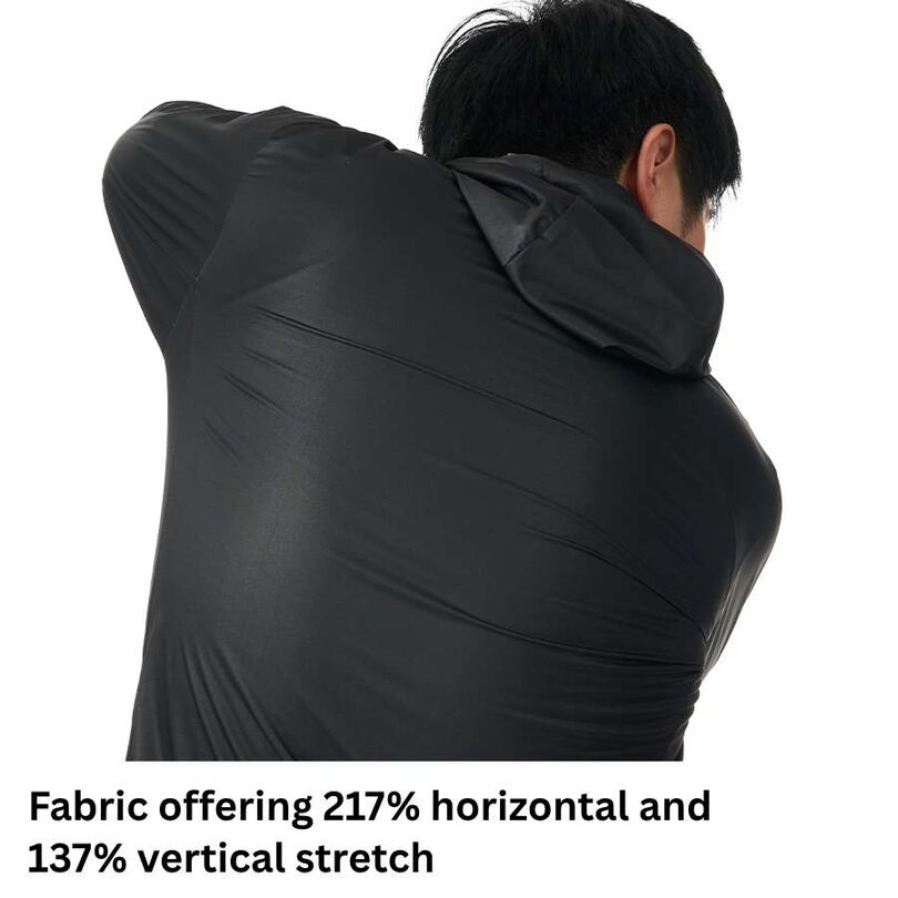 Men's Mu-Wrap Hooded Jacket,BLACK MICA, medium image number 10