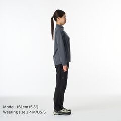Women's Drought Largo Zip Neck,GREEN HEATHER, small image number 9