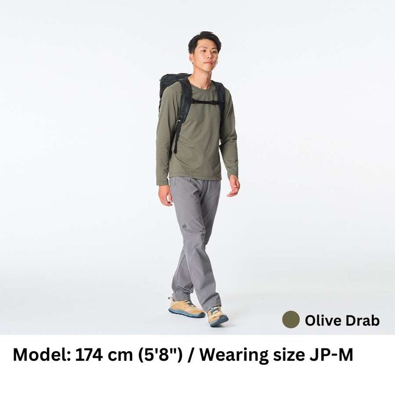 Men's Drought Quad Long Sleeve,OLIVE DRAB, medium image number 3