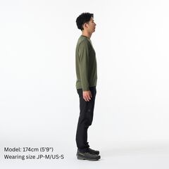 Men's Drought Largo Long Sleeve,CHARCOAL HEATHER, small image number 13