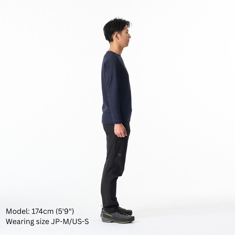 Men's Drought Thermo Long Sleeve,DEEP NAVY, medium image number 5