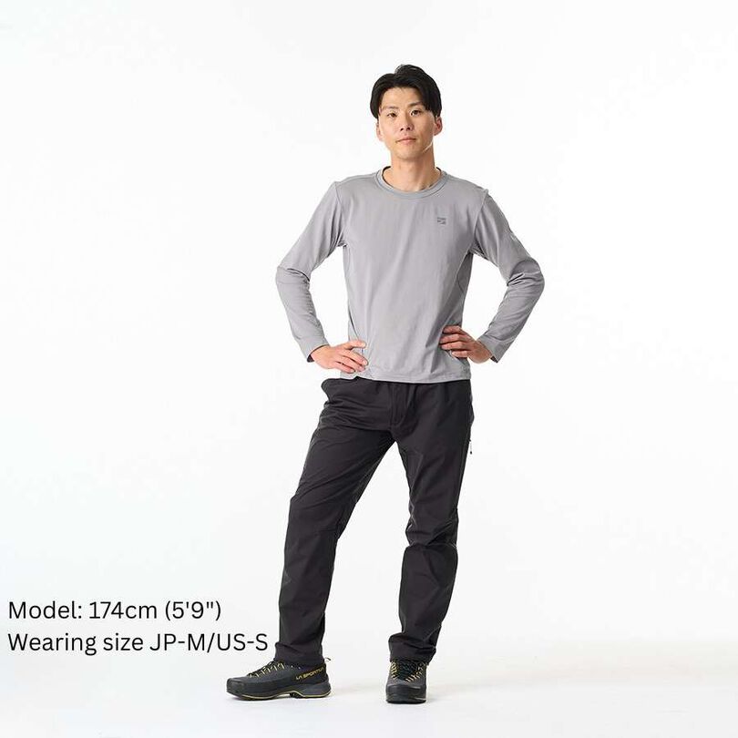 Men's Flow Wrap Pants,BLACK, medium image number 7