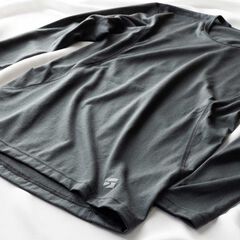 Neoleaf Inner Long Sleeve DKGY L,DARK GRAY, small image number 1