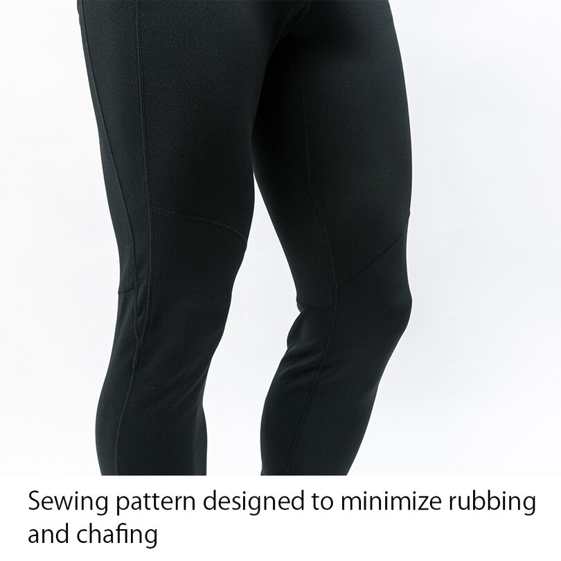 Men's Floodrush Tights,BLACK, medium image number 3