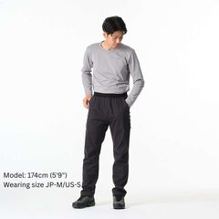 Men's Flow Wrap Pants,BLACK, small image number 5
