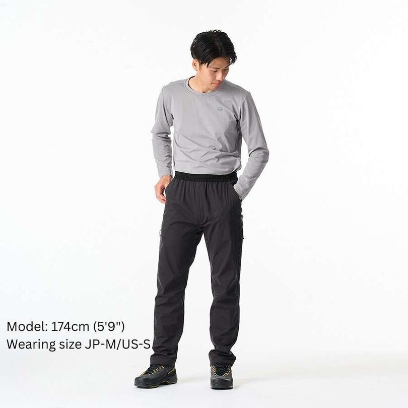 Men's Flow Wrap Pants,BLACK, medium image number 5