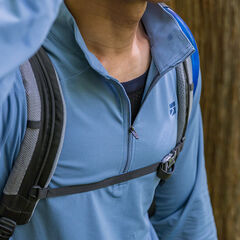 Men's Drought Quad Zip T Long Sleeve,OLIVE, small image number 6