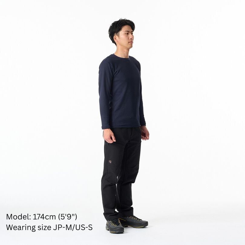 Men's Drought Thermo Long Sleeve,DEEP NAVY, medium image number 6