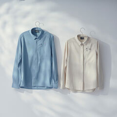 Women's Ramie Spin Knit Shirt,IVORY, small image number 9
