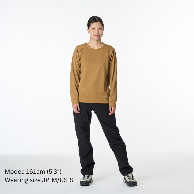 Women's Drought Largo Long Sleeve,GOLDEN OCHRE, medium image number 13