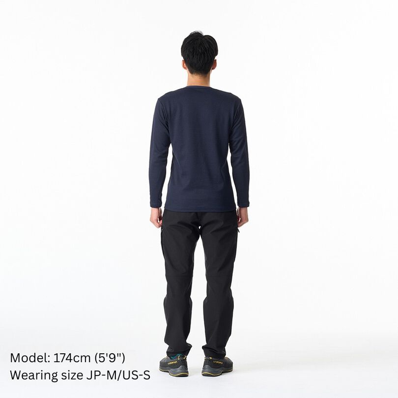 Men's Drought Thermo Long Sleeve,DEEP NAVY, medium image number 4