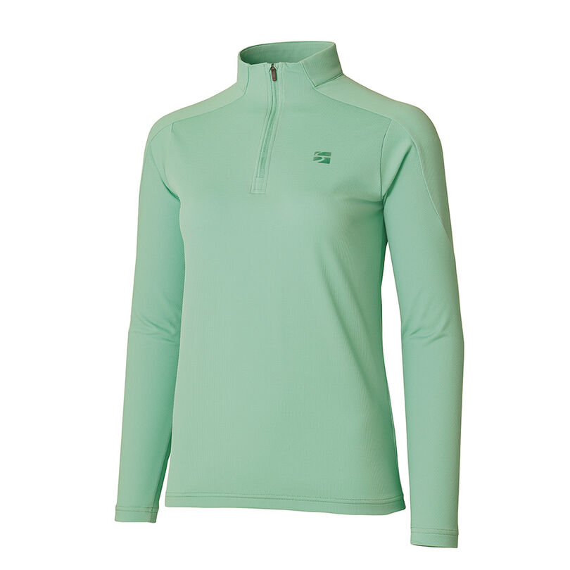 Women's Drought Tough Zip Neck,NAVY, medium image number 3