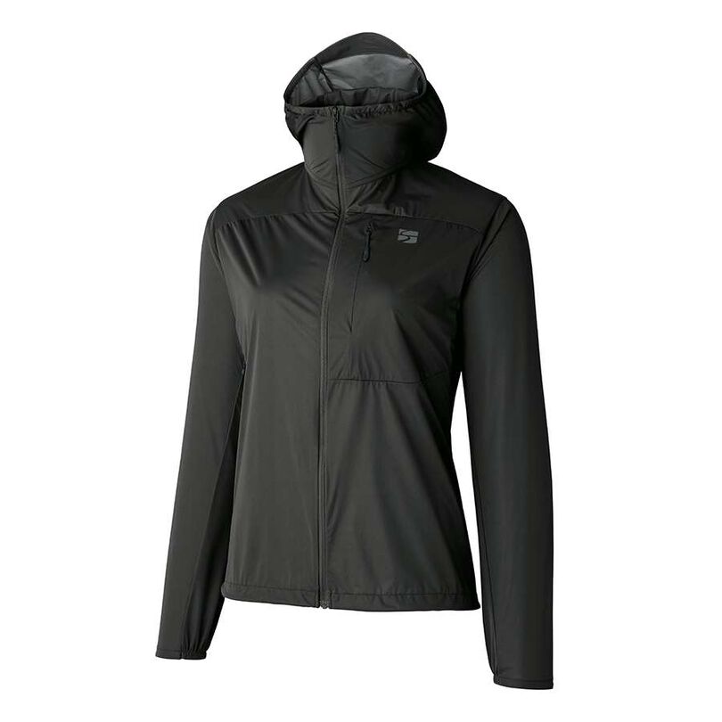 Women's Mu-Wrap Hooded Jacket,BLACK MICA, medium image number 0
