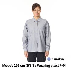 Women's Japanese Heritage Color Shirt,NAVY KIKYO, small image number 30