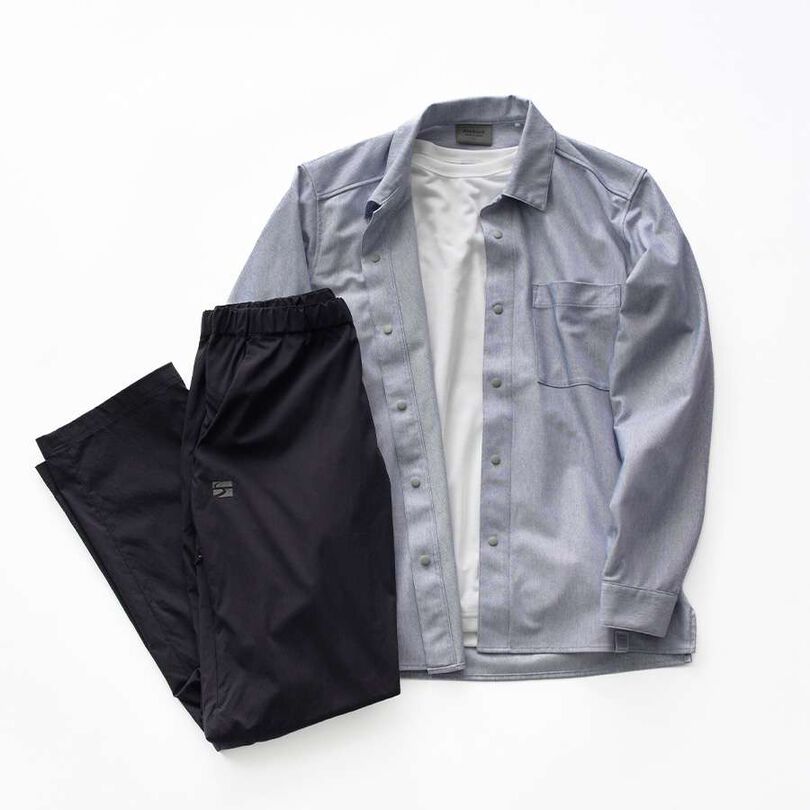 Men's Japanese Heritage Color Shirt,NAVY KIKYO, medium image number 6