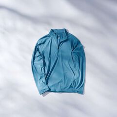 Men's Drought Shade Zip Neck,NAVY, small image number 5