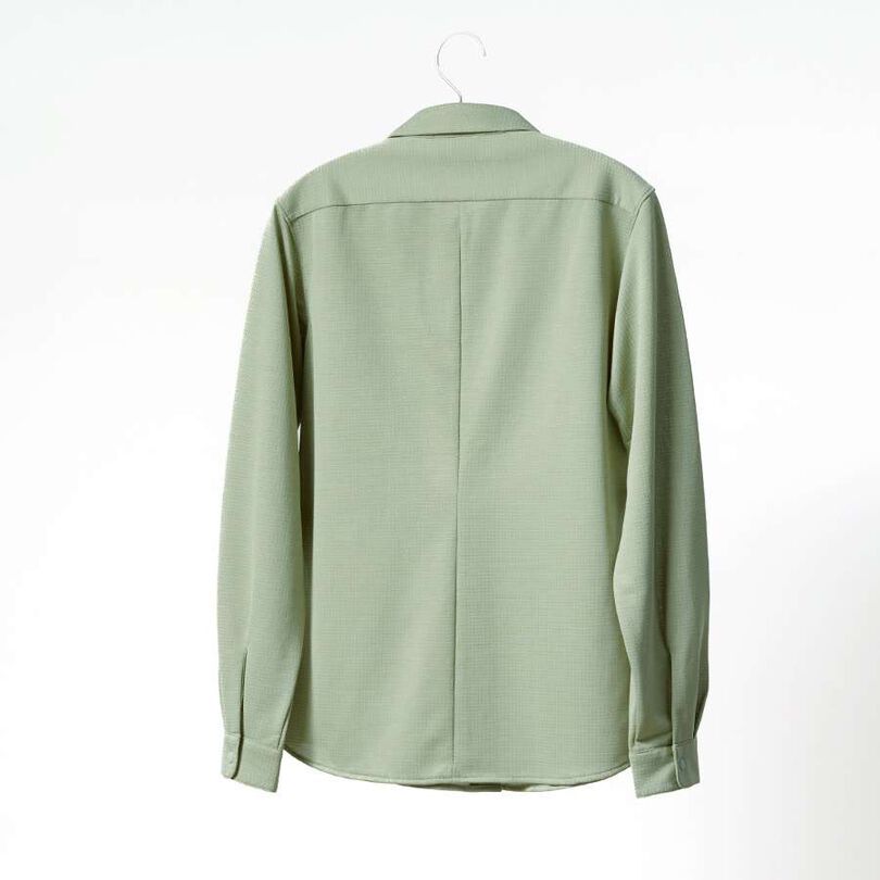 Women's Ramie Spin Knit Shirt,IVORY, medium image number 4