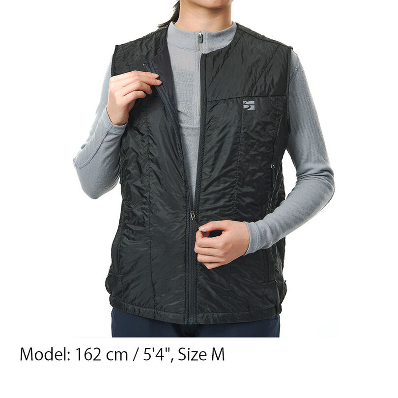 Women's Polygon UL Vest,BLACK, medium image number 2