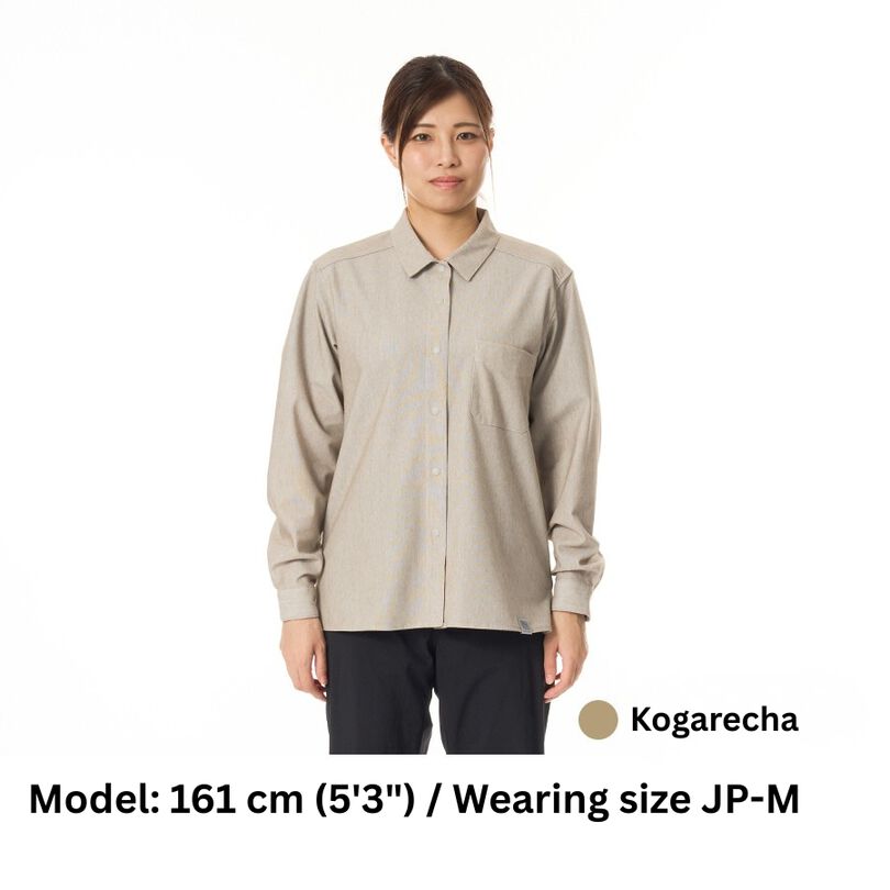 Women's Japanese Heritage Color Shirt,NAVY KIKYO, medium image number 18