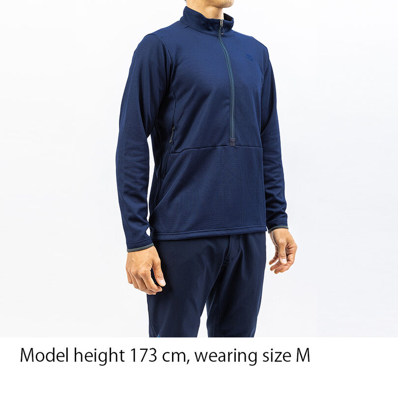 DROUGHT SENSOR Zip Neck FRST L,FOREST, medium image number 1