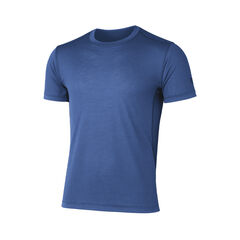 Men's Ramie Spin Air Short Sleeve Crew,INDIGO, small image number 0