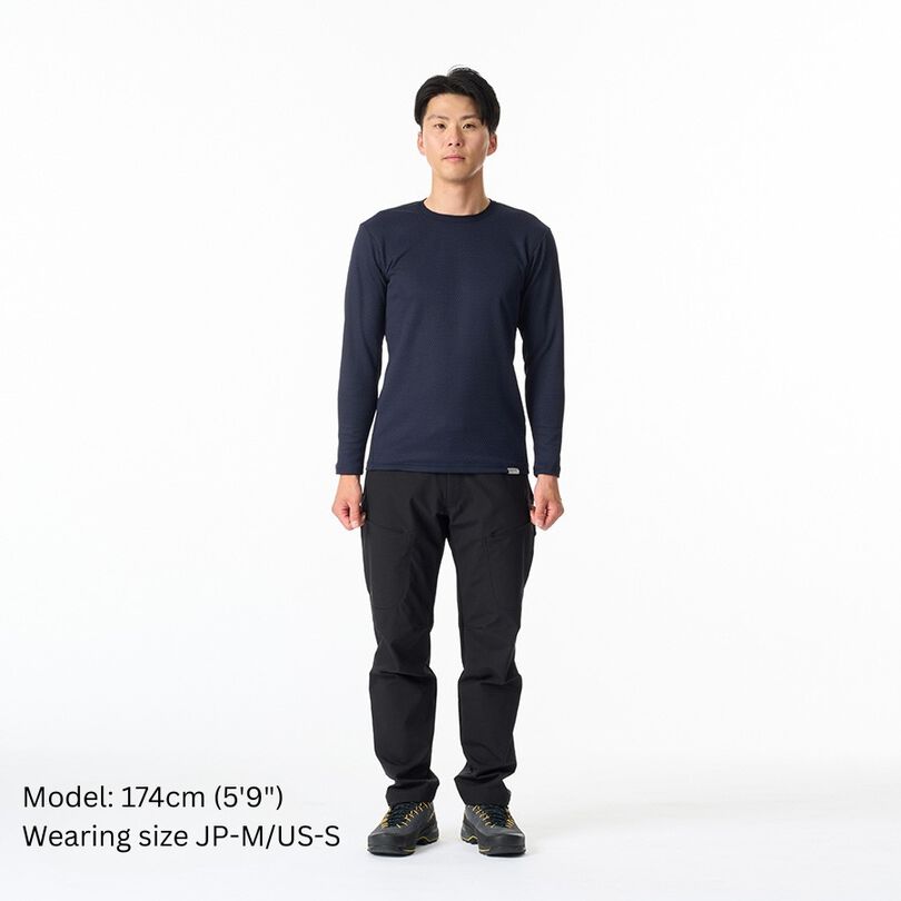 Men's Drought Thermo Long Sleeve,DEEP NAVY, medium