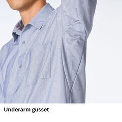 Men's Japanese Heritage Color Shirt,NAVY KIKYO, small image number 20