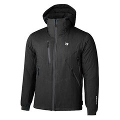 Men's Polygon Act Hooded Jacket,NAVY, small image number 3