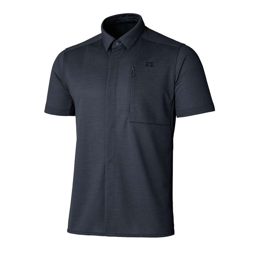 Men's Ramie Spin Knit Shirt Short Sleeve,, medium