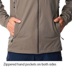 Flow Wrap Hooded Jacket BLCK M,BLACK, small image number 7