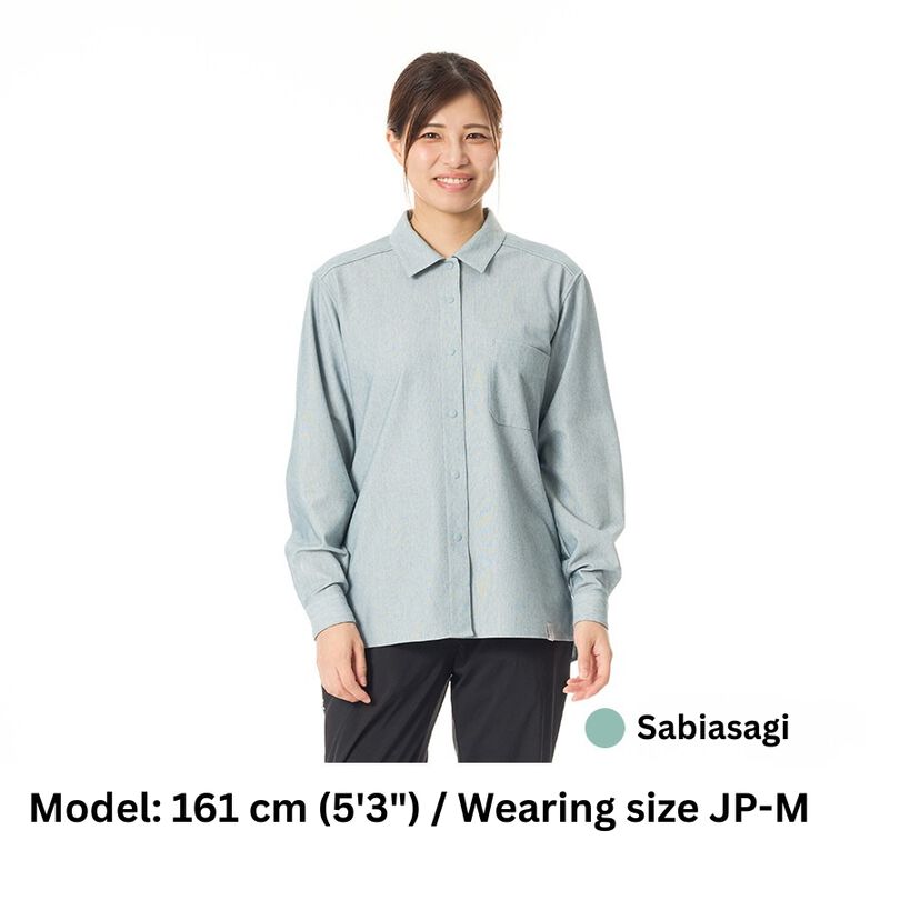 Women's Japanese Heritage Color Shirt,NAVY KIKYO, medium image number 32