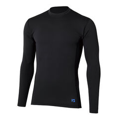 Merino Spin Thermo Long Sleeve Crew BK L,BLACK, small image number 0