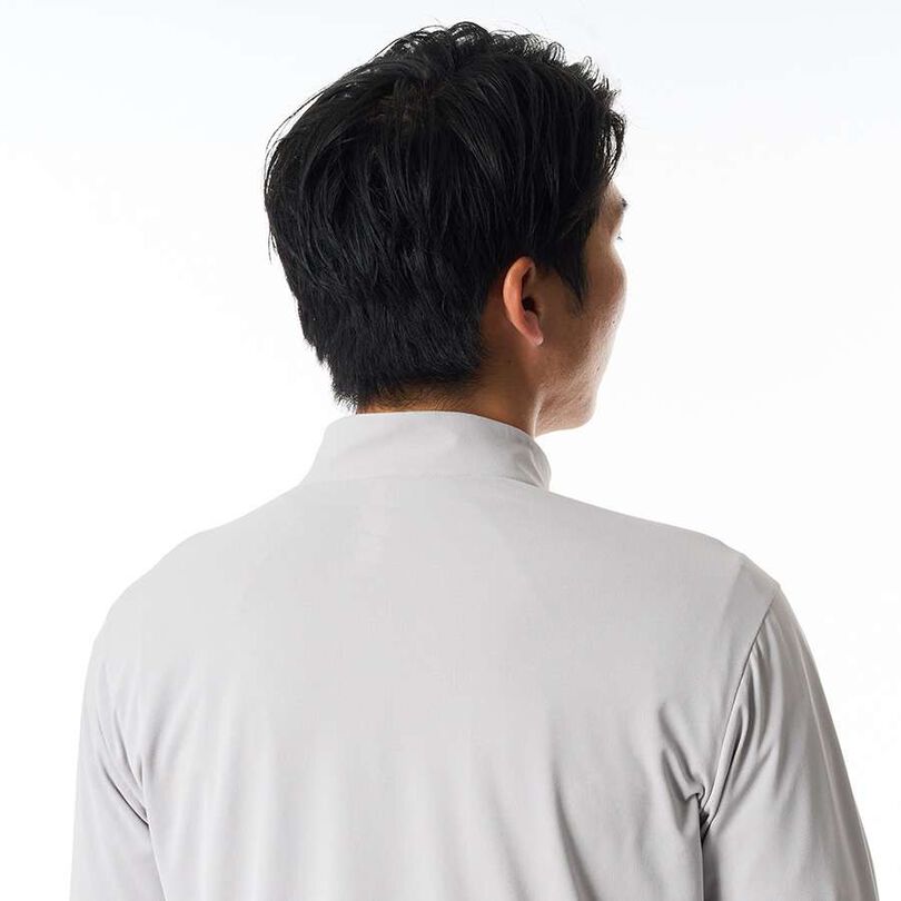 Men's Drought Shade Zip Neck,NAVY, medium image number 14