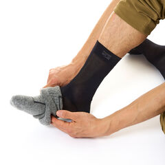 Elemental Layer Liner Socks Regular,BLACK, small image number 3